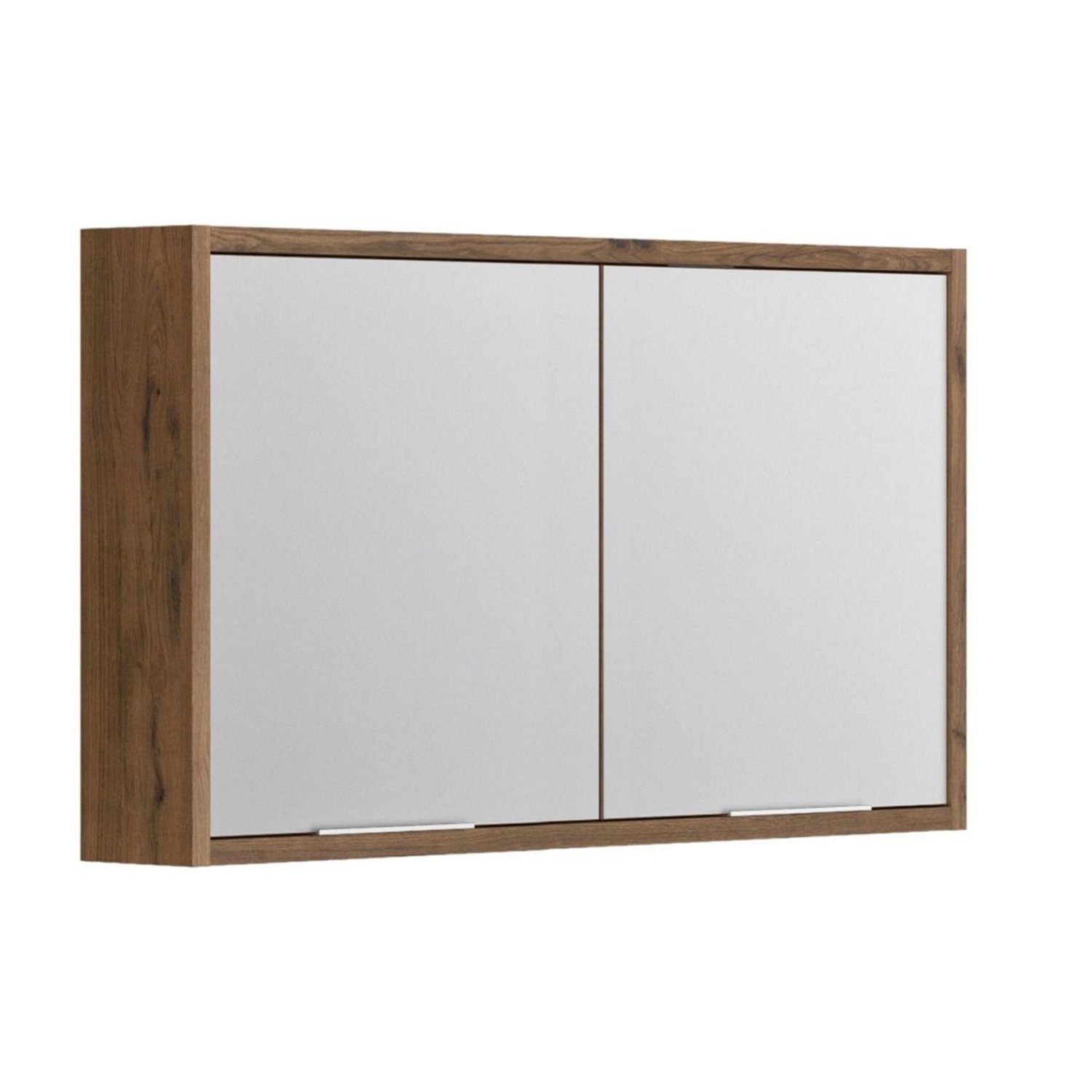 Spiegelkast Allibert Sorento Stopcontact VDE 120x69x17 cm Eik Cognac Allibert