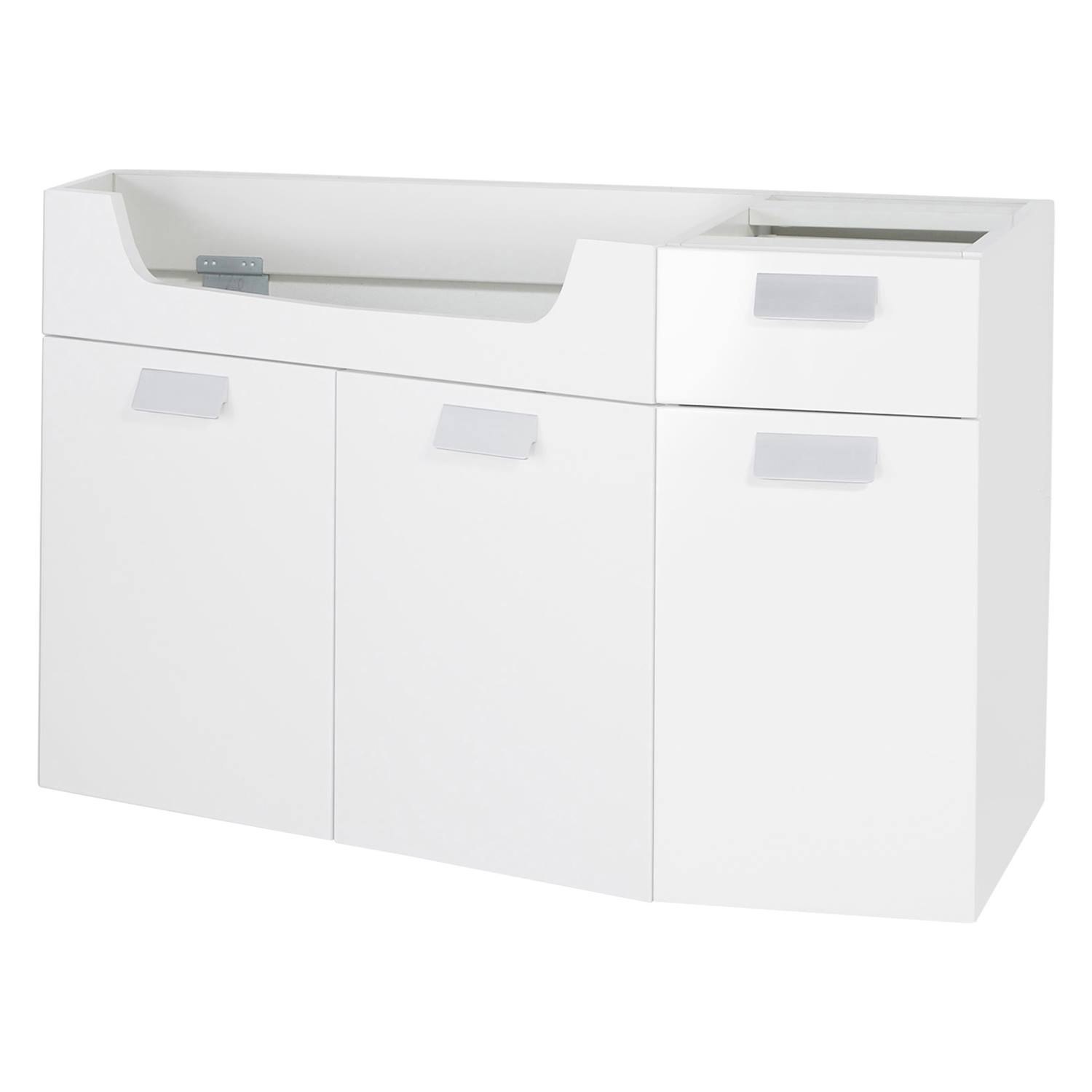 Onderkast Differnz Fabulous 100 cm Hoekmodel Links Wit Differnz