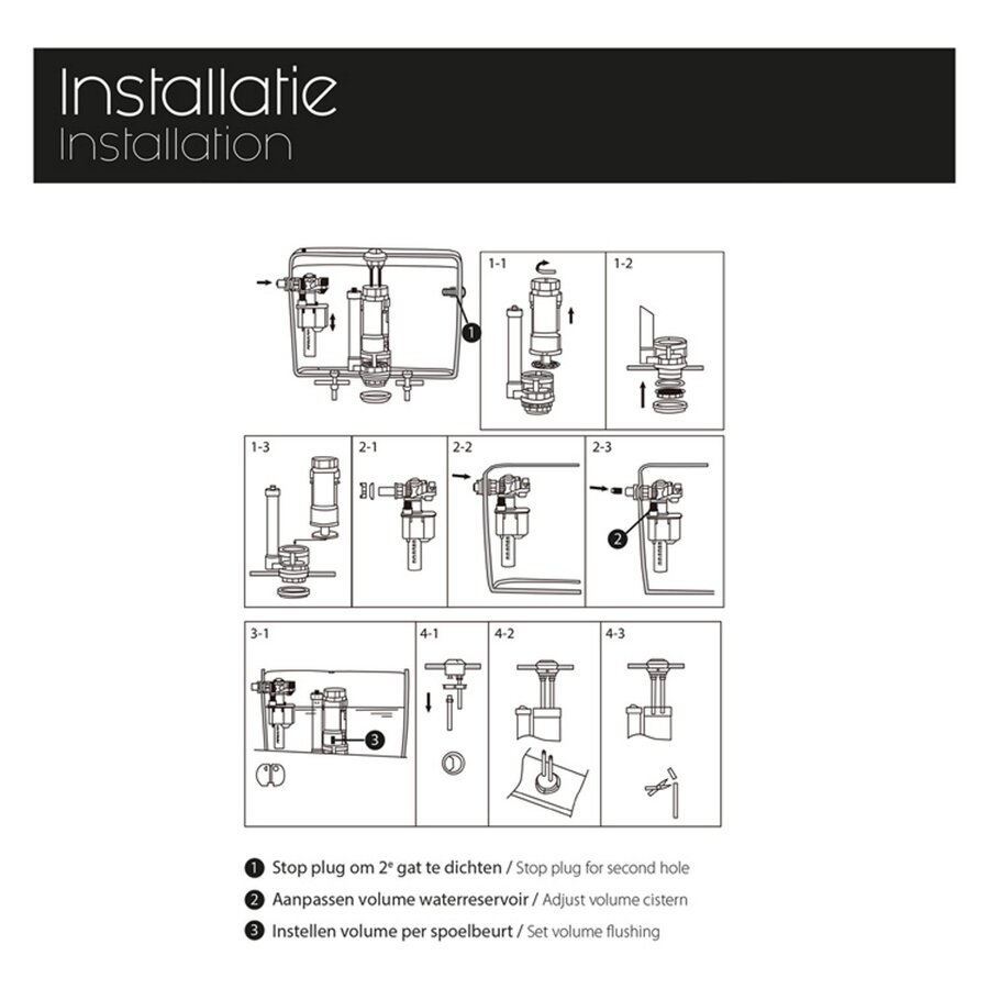 Toiletpot Differnz Staand Met AO Uitgang Inclusief Toiletbril Wit