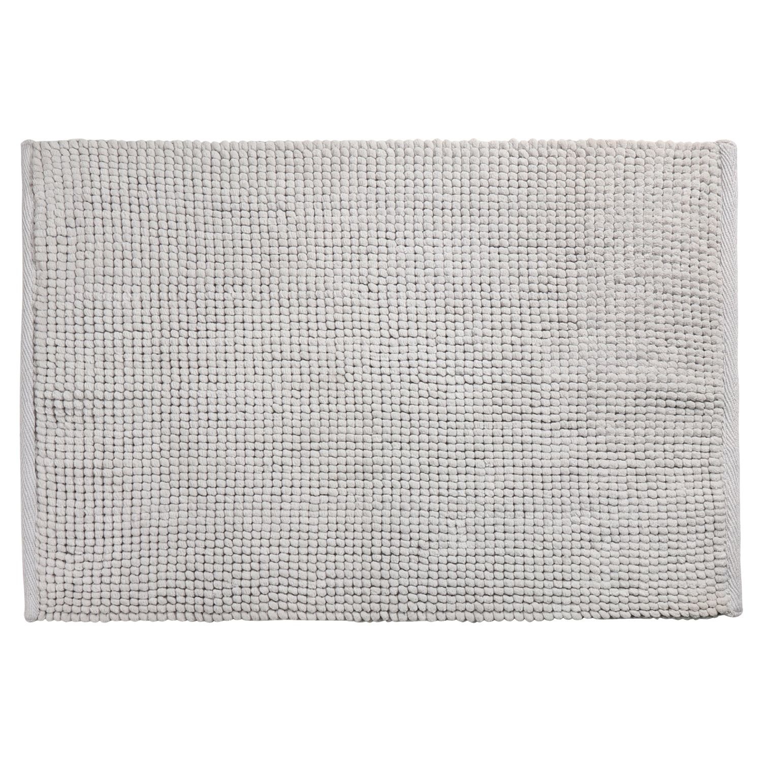 Badmat Differnz Candore 50x80 cm Met Antislip Microfiber Licht Grijs Differnz