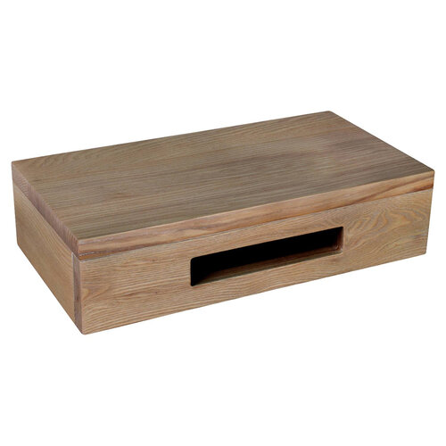 Fonteinplank Differnz Hout 40x25x10cm Bruin Eiken 