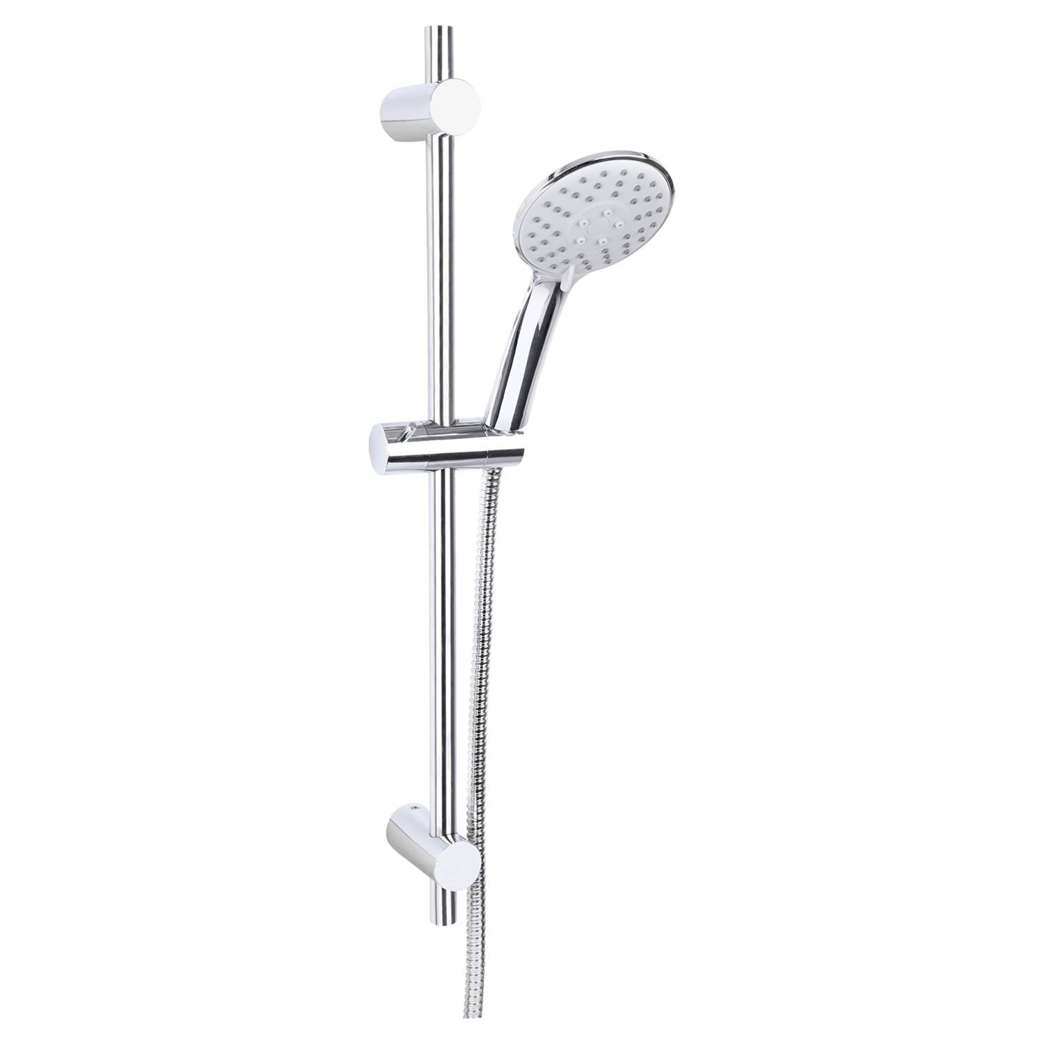 Glijstangset Differnz Deluxe 54 cm Met Handdouche en Doucheslang Chroom Differnz