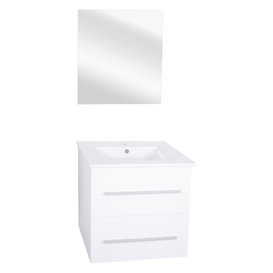 Badmeubelset Differnz Shout 59x60x45 cm Wit (Flat pack)