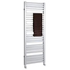 Sapho Handdoekradiator Sapho Nevel Recht 55.5x77.3 cm 324W Zilver