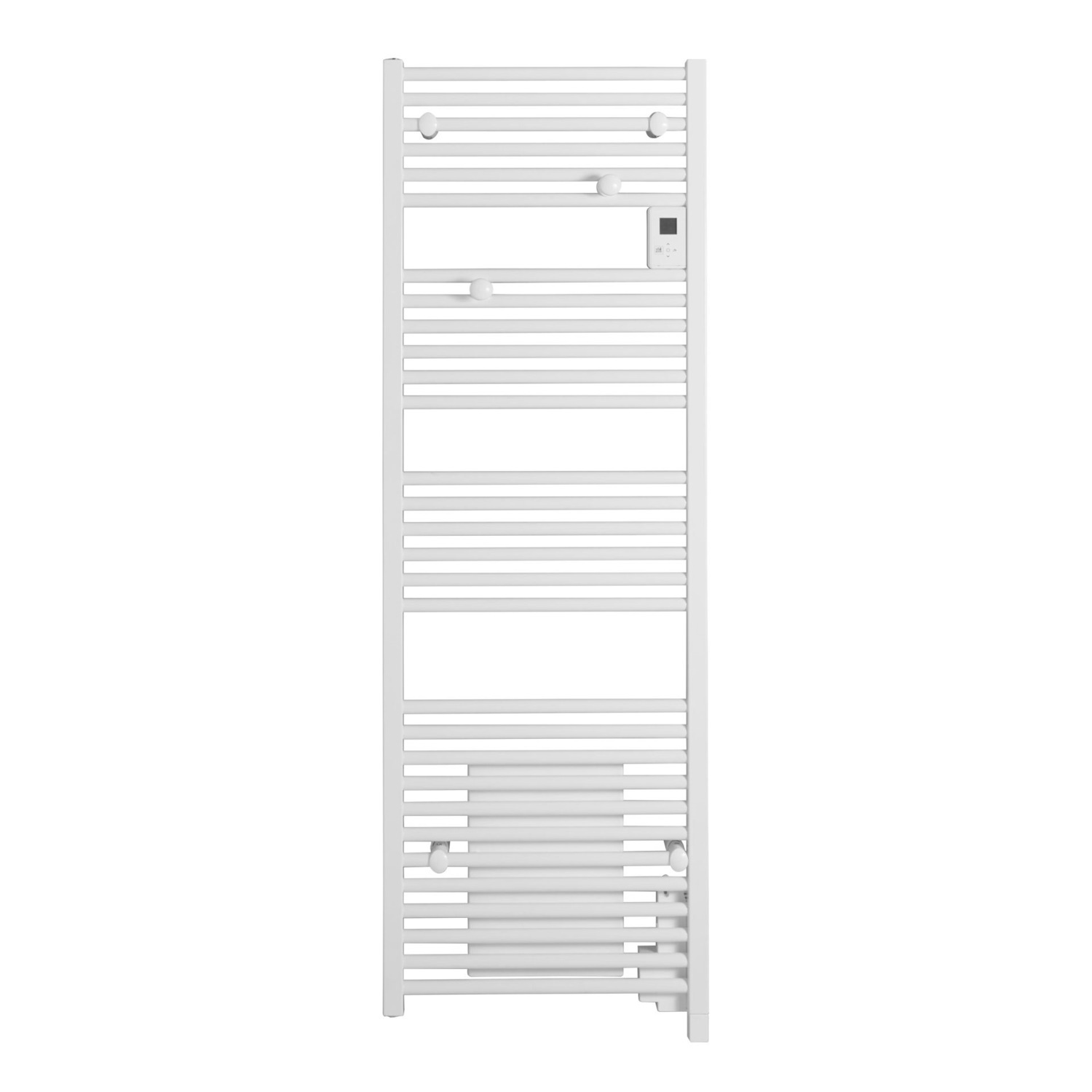 Elektrische Handdoekradiator BWS Dry 159x50 cm Digitaal Met Blower 1750W Wit BWS