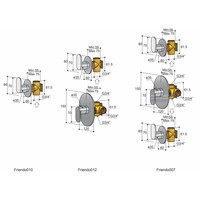 Friendo Inbouw Stopkraan 010