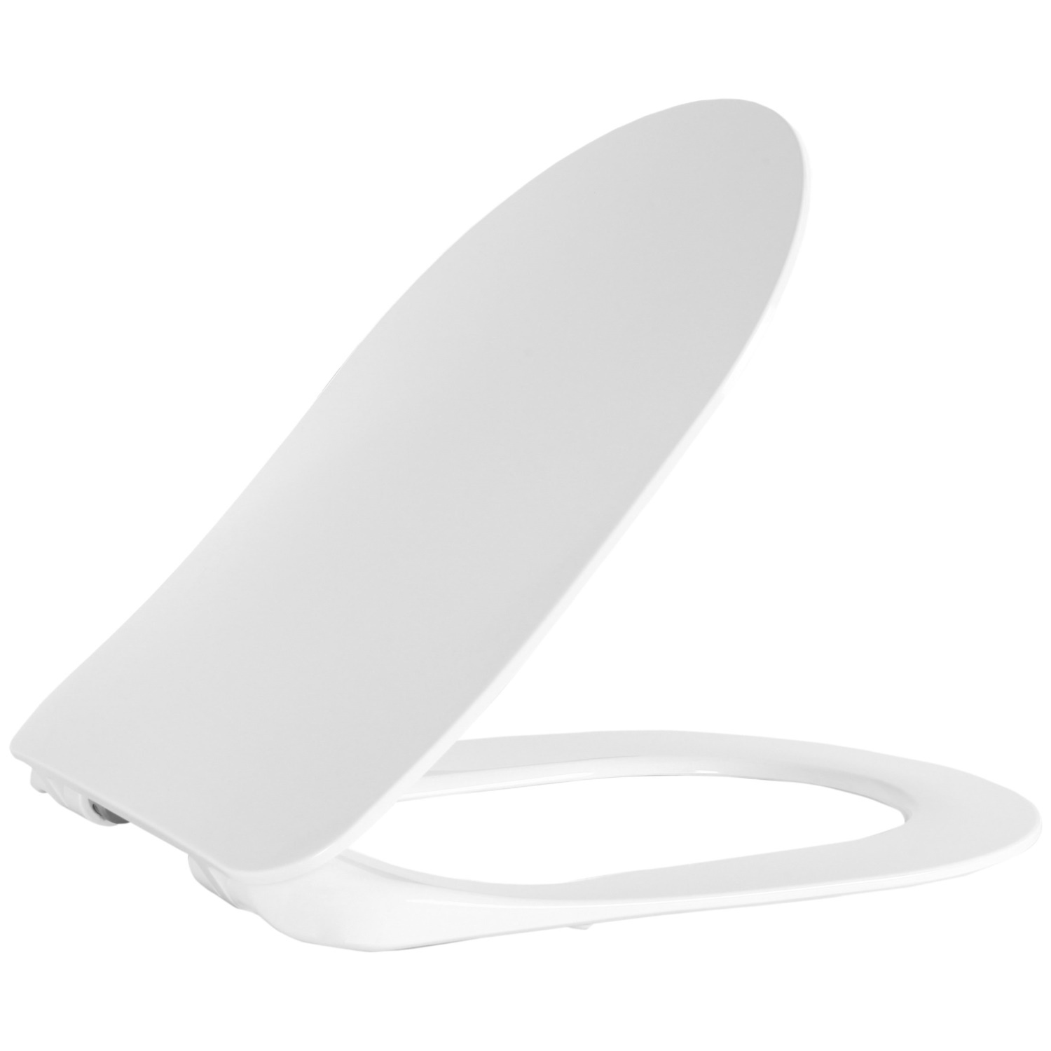 Toiletzitting BWS Flat Softclose met Inox Scharnieren Mat Wit BWS