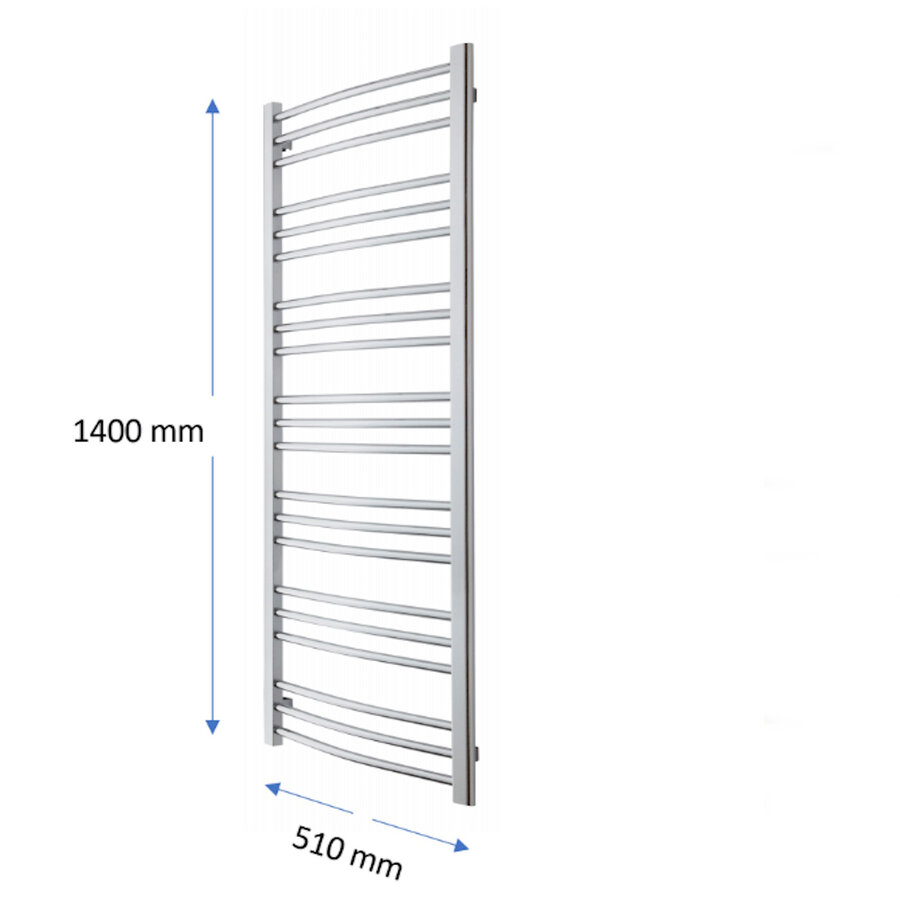 Designradiator TVS Nemo Wit 140 x 51 cm