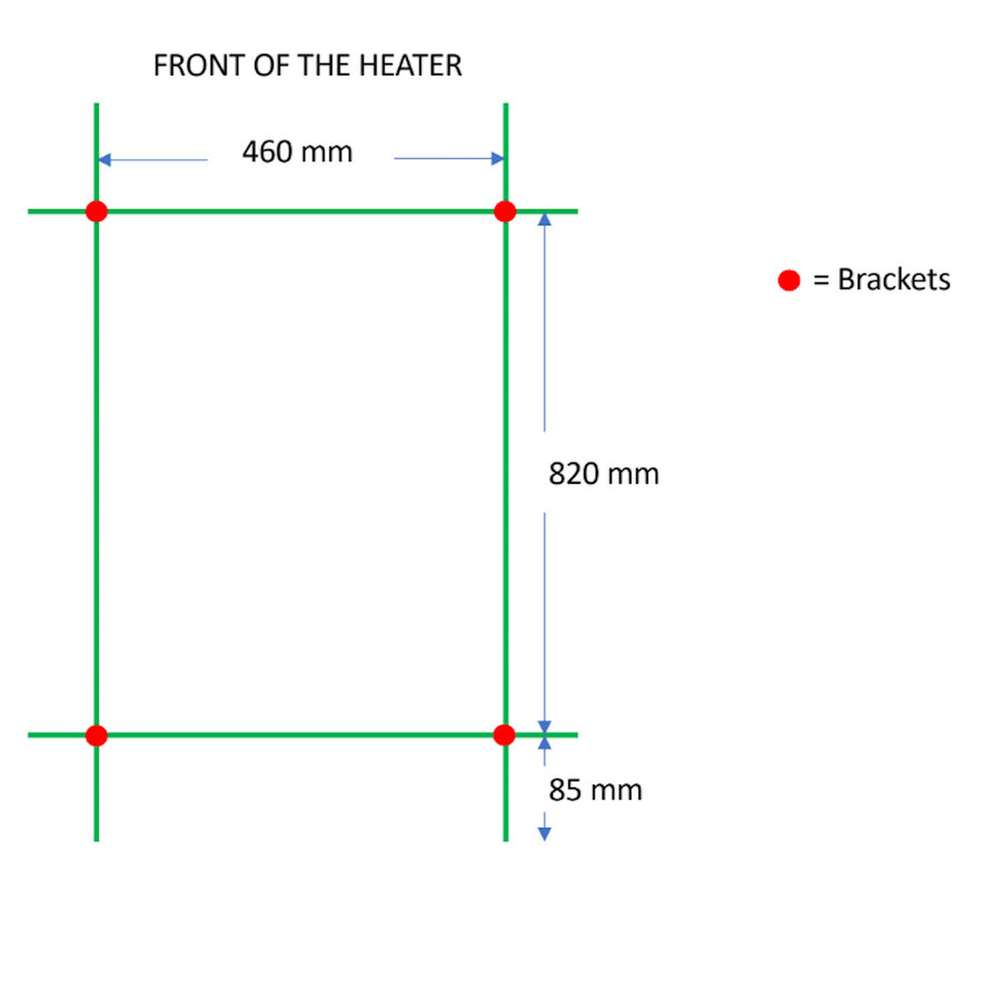 Designradiator TVS Nemo Chroom 99 x 51 cm