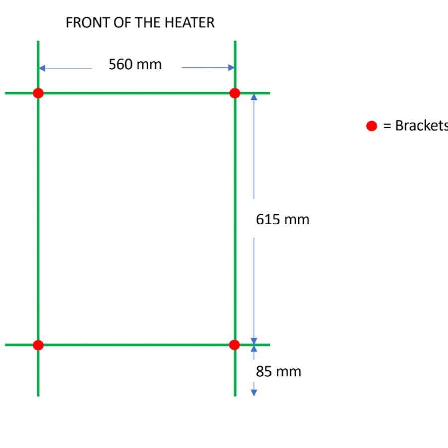 Designradiator TVS Nemo Wit 78.5 x 61 cm
