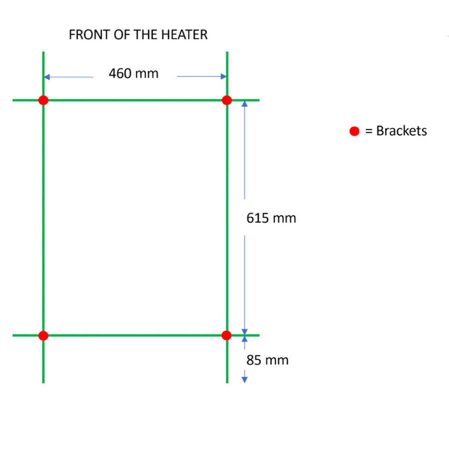 Designradiator TVS Nemo Chroom 78.5 x 51 cm