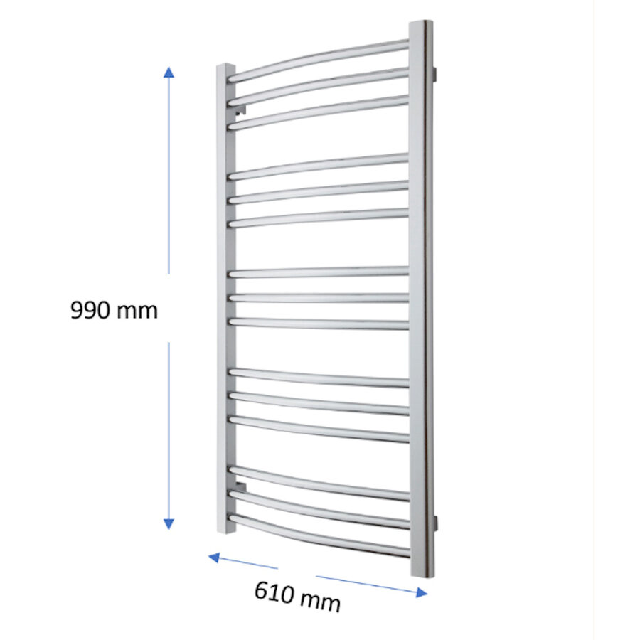 Designradiator TVS Nemo Chroom 99 x 61 cm