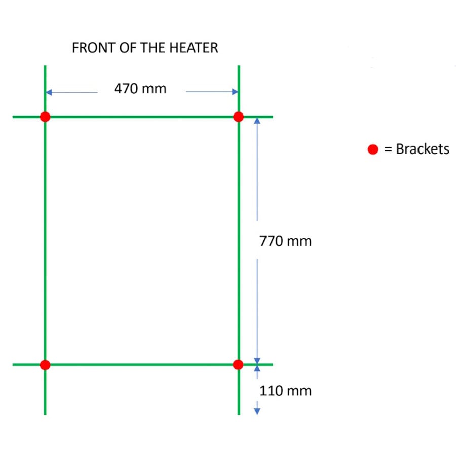 Designradiator TVS Nemo Wit 99 x 51 cm