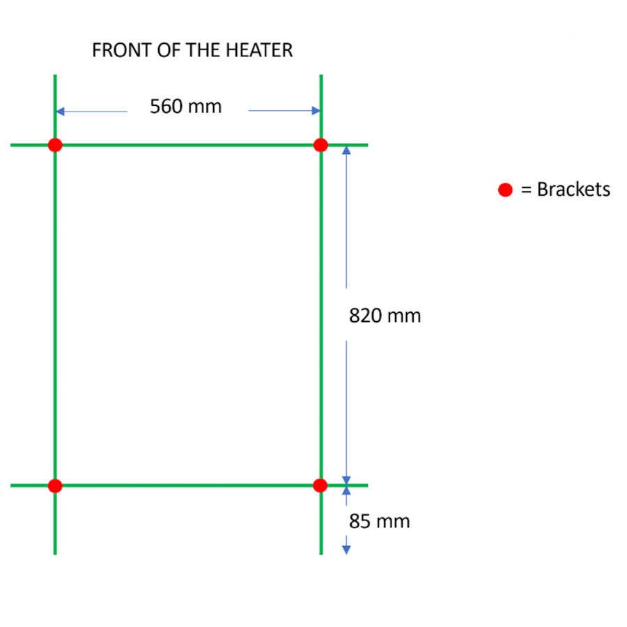 Designradiator TVS Nemo Wit 99 x 61 cm
