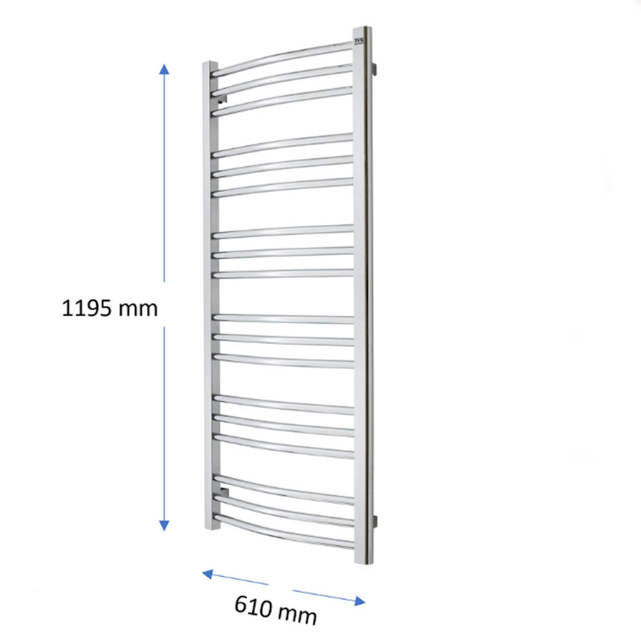 Designradiator TVS Nemo Wit 119.5 x 61 cm