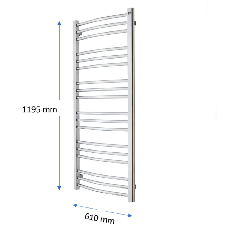 Designradiator TVS Nemo Wit 140 x 61 cm