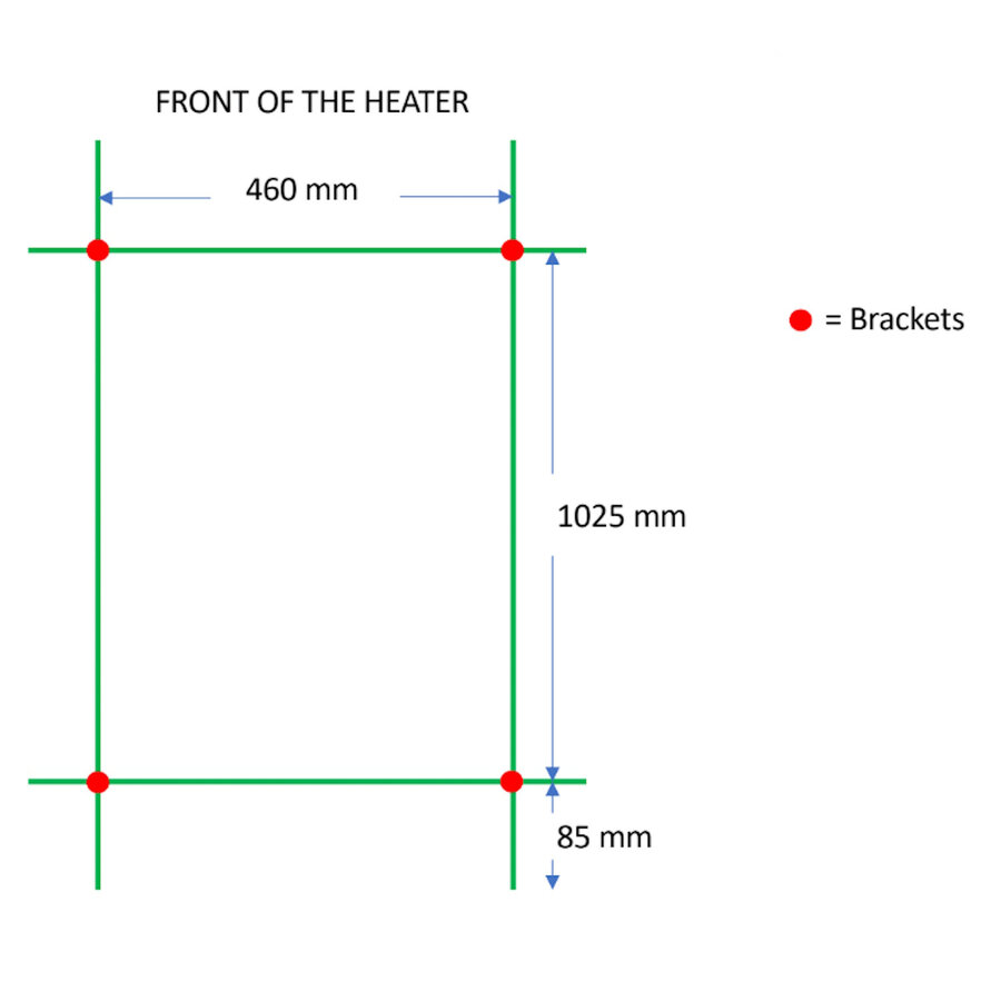 Designradiator TVS Nemo Wit 119.5 x 51 cm