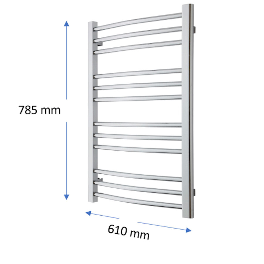 Designradiator TVS Nemo Chroom 78.5 x 61 cm