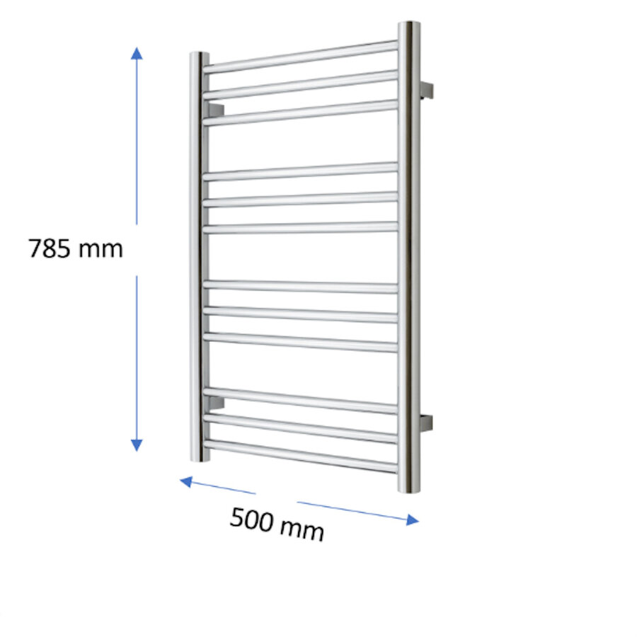 Designradiator TVS Pivo Chroom 78.5x50 cm
