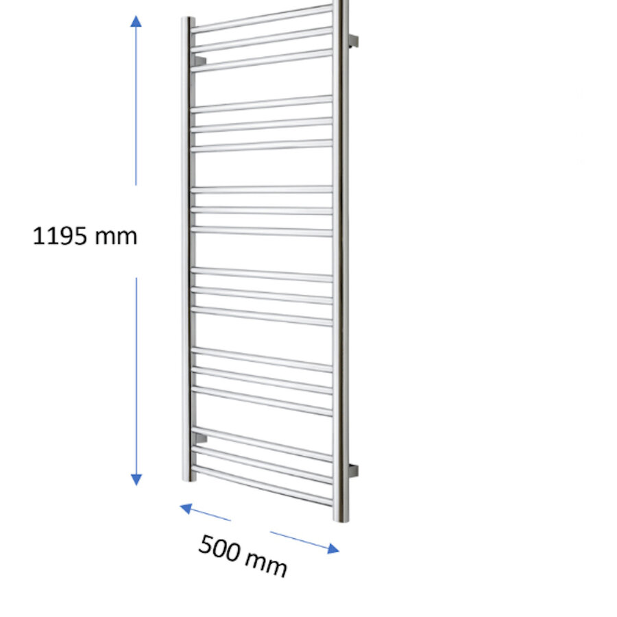 Designradiator TVS Pivo Wit 119.5x50 cm