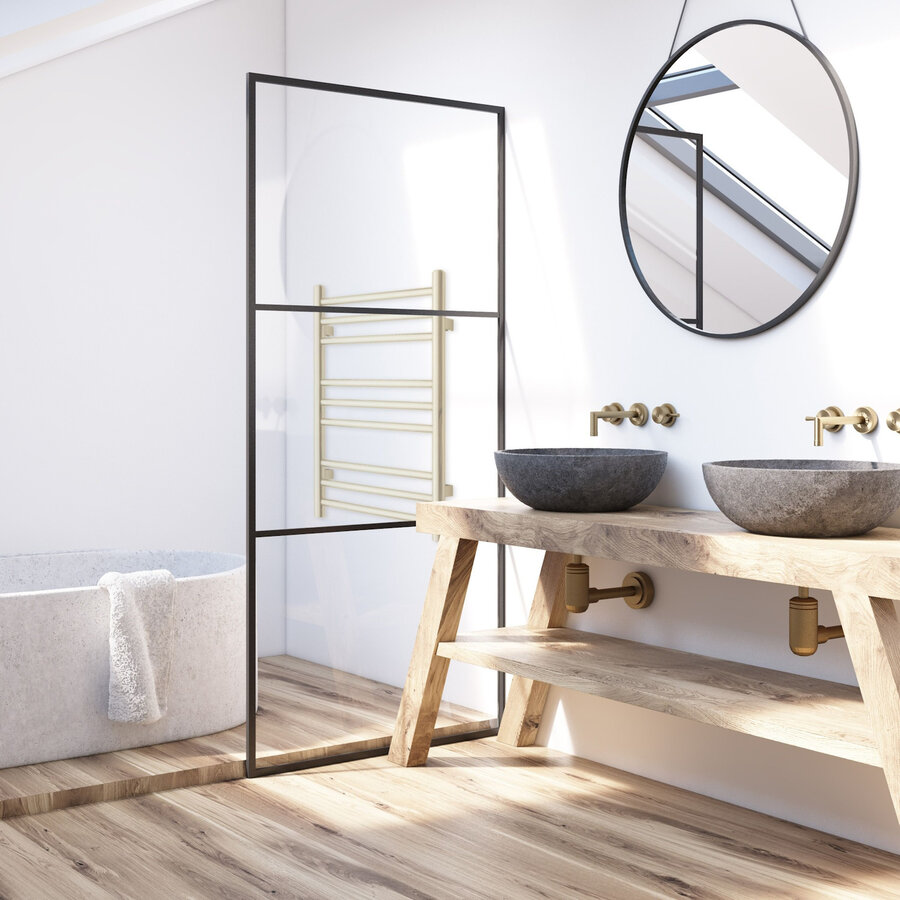 Designradiator TVS PLUS 9-500 Goud 59 x 50 cm