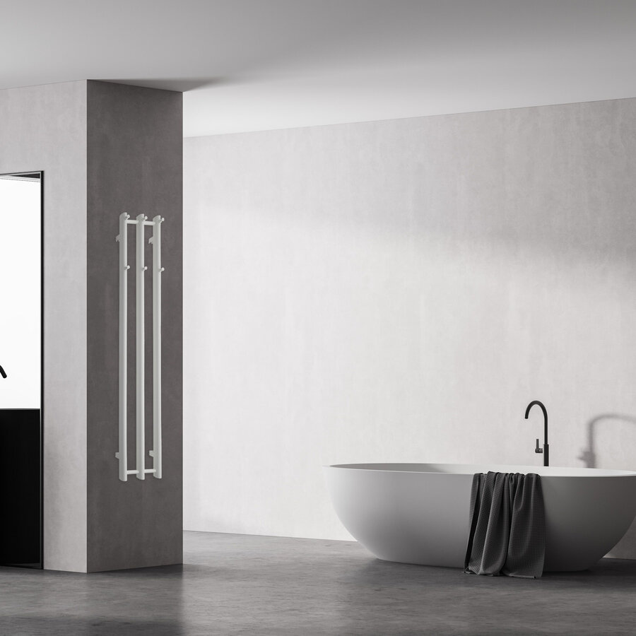 Designradiator TVS Vino 3 Wit 140 x 25 cm