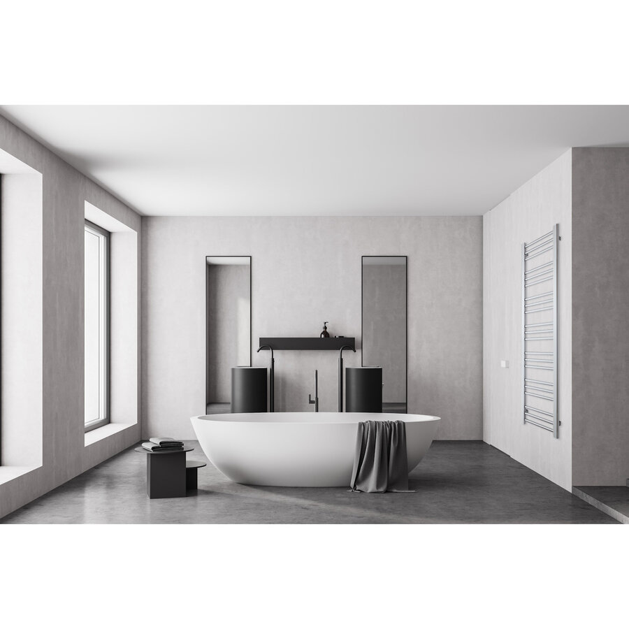 Designradiator TVS Kosmo Chroom 140x36 cm