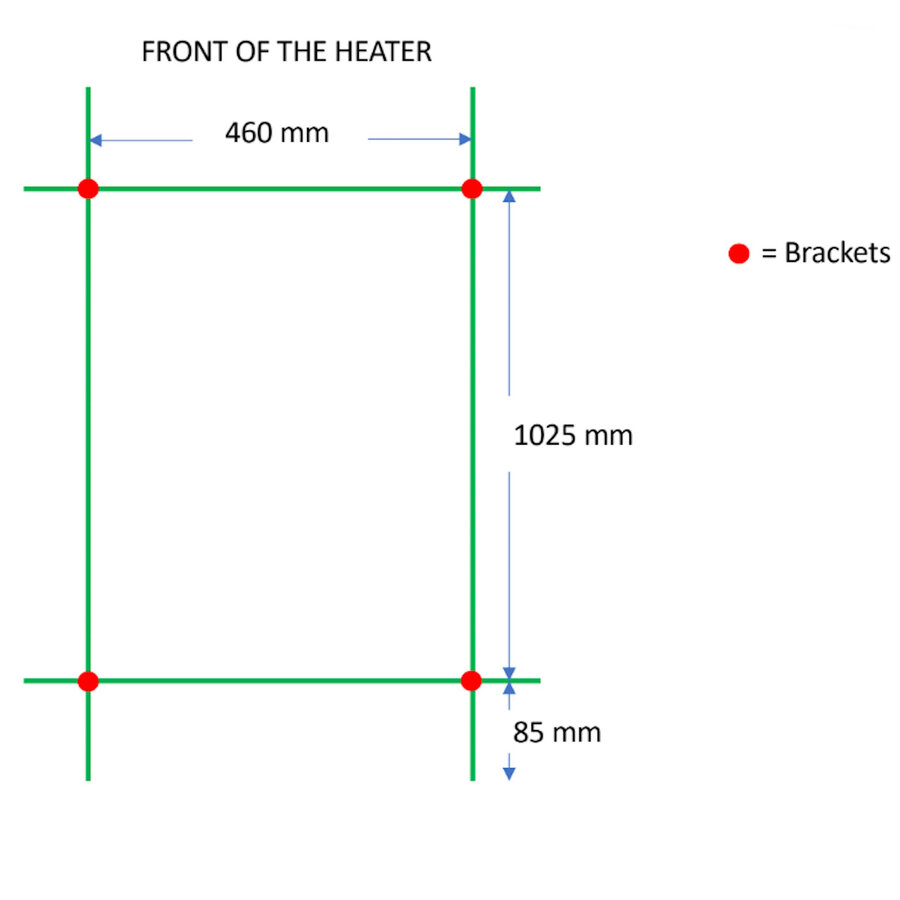 Designradiator TVS Nemo Chroom 119.5 x 51 cm