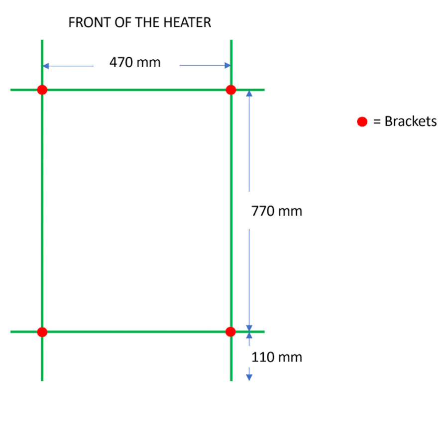 Designradiator TVS Pivo Chroom 99x50 cm
