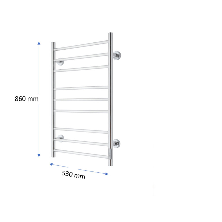 Elektrische Radiator TVS ELDO 9 L Wit met Timer 86x53 cm