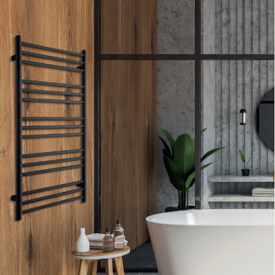 Designradiator TVS Pivo Zwart 99x50 cm