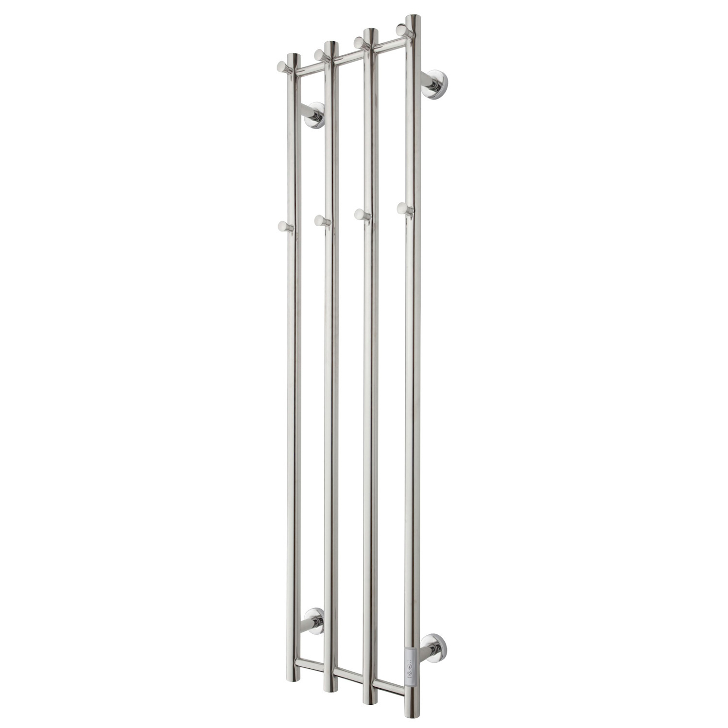 Elektrische Radiator TVS ELDO 4 Gepolijst RVS met Timer 140x34.5 cm TVS Design