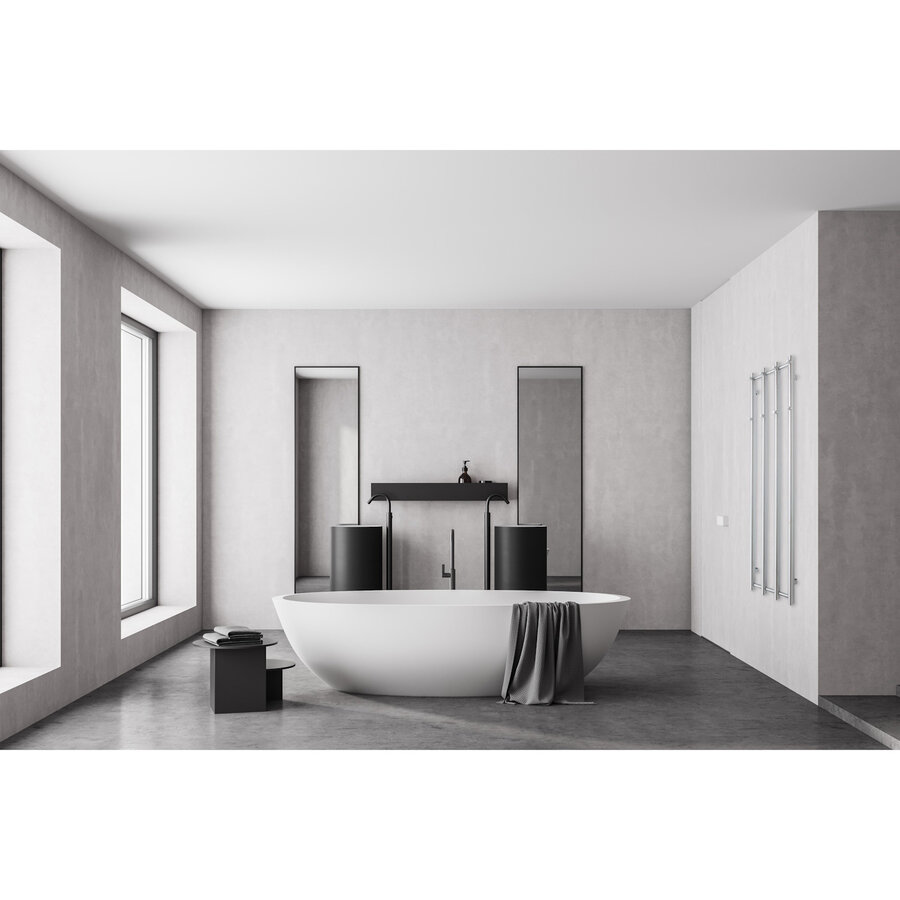 Designradiator TVS Vino 4 Chroom 140 x 35 cm