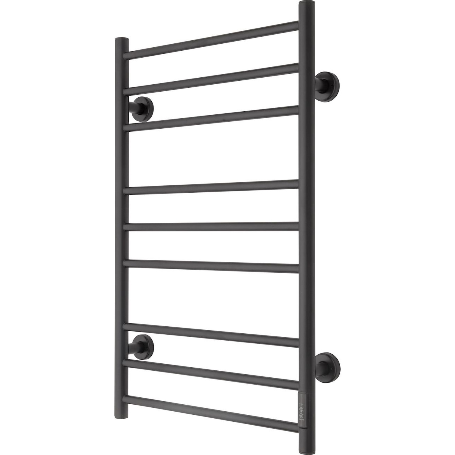 Elektrische Radiator TVS ELDO 9 L Mat Zwart met Timer 86x53 cm TVS Design