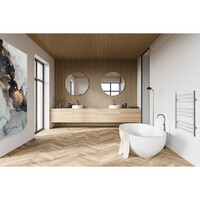 Designradiator TVS Pivo Chroom 59x50 cm