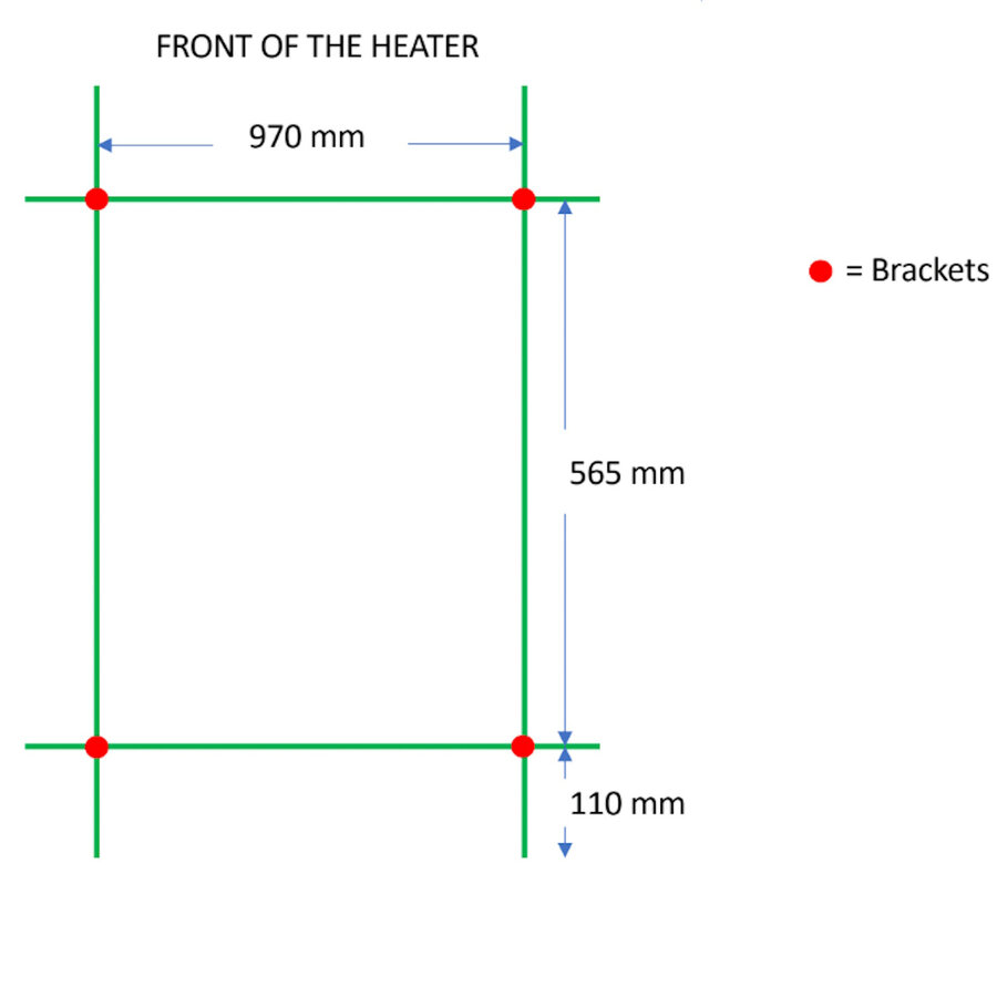 Designradiator TVS Pivo Wit 78.5x100 cm