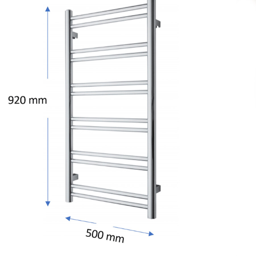 Designradiator TVS Duo Zwart 92x50 cm