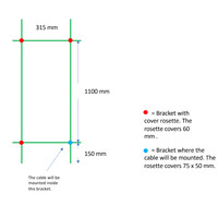 Elektrische Radiator TVS ELDO 4 Wit met Timer 140x34.5 cm