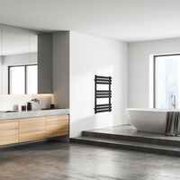 Designradiator TVS Milo Zwart 94x52 cm