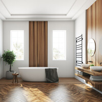 Elektrische Radiator TVS ELDO 12 L Mat Zwart met Timer 116x53 cm