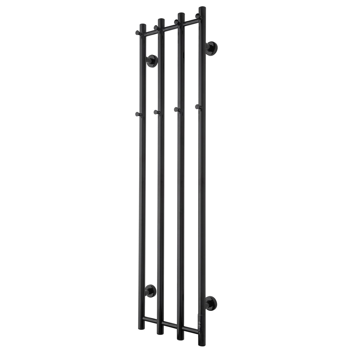 Elektrische Radiator TVS ELDO 4 Mat Zwart met Timer 140x34.5 cm TVS Design