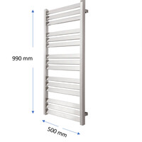 Designradiator TVS Paso Chroom 112x50 cm