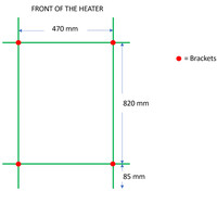 Designradiator TVS Paso Chroom 112x50 cm