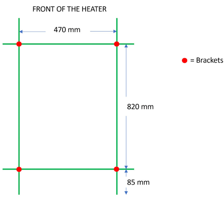 Designradiator TVS Paso Chroom 112x50 cm