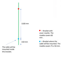 Elektrische Radiator TVS ELDO 1 Wit met Timer 140x6 cm