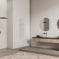 Elektrische Radiator TVS ELDO 4F Edelstaal met Timer 140x34.5 cm