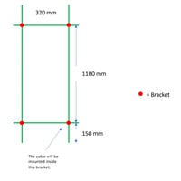 Elektrische Radiator TVS ELDO 4F Edelstaal met Timer 140x34.5 cm