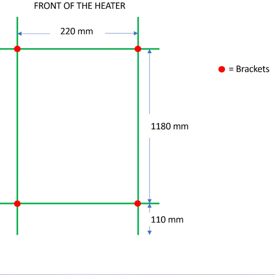 Designradiator TVS Kiro 3 Chroom 140 x 26.5 cm