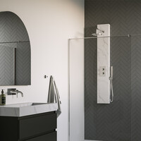 Thermostatisch Douchepaneel Brauer Chrome Edition  Calacatta Gold Set 01