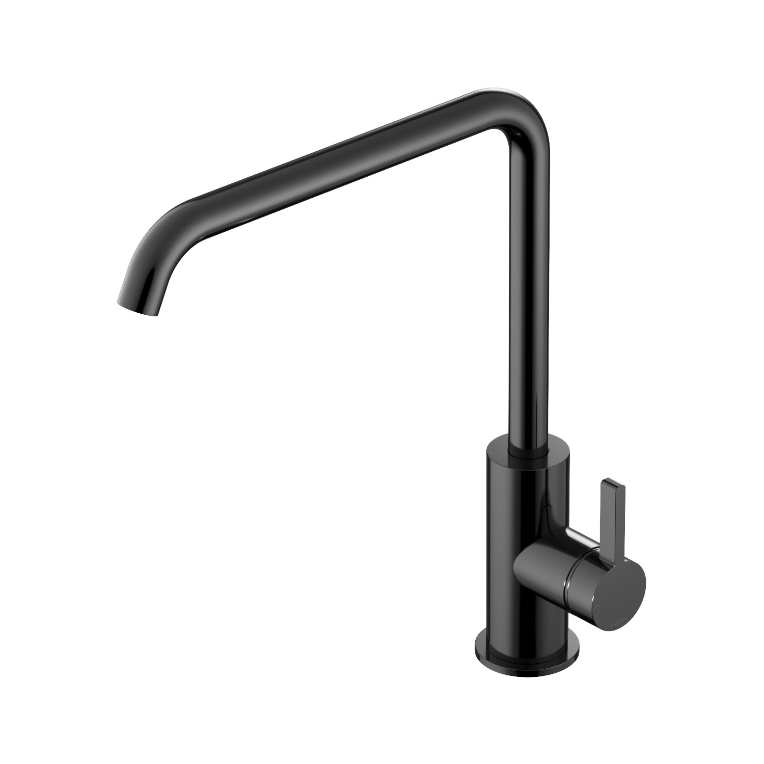 Hotbath Keukenmengkraan Ace Met draaibare uitloop 29 cm Gepolijst Zwart PVD